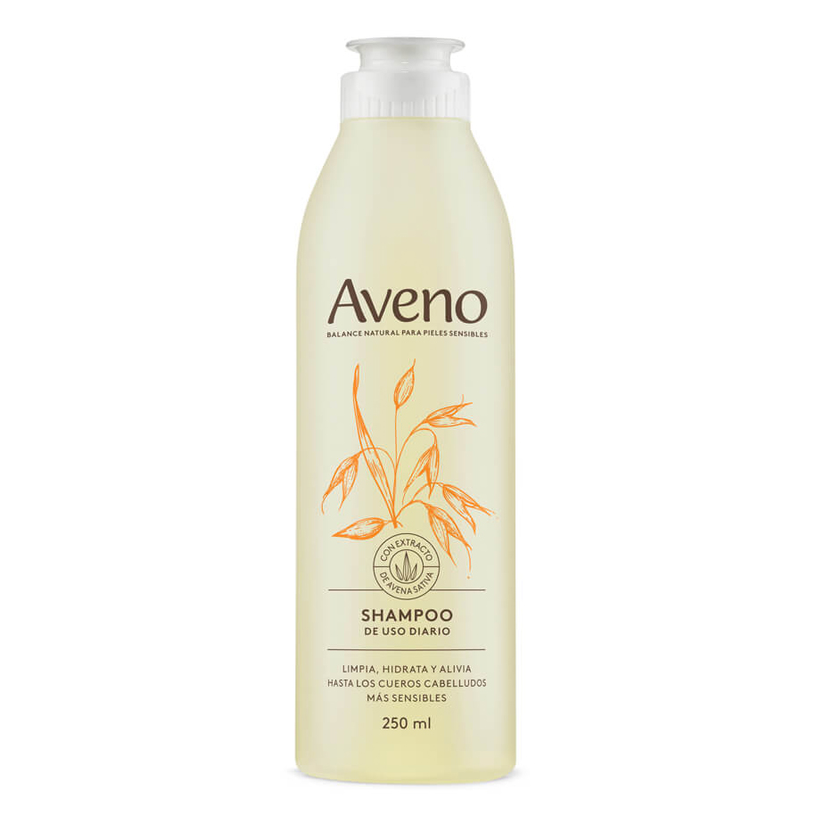 AVENO SHAMPOO HIDRATANTE Y EMOLIENTE X 250 ML.
